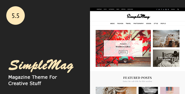 SimpleMag - Magazine theme for creative stuff icon