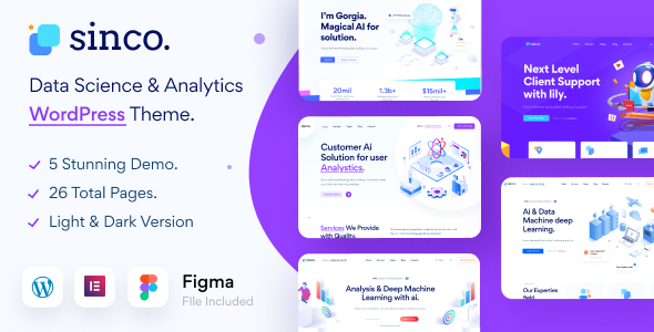 Sinco - Data Science WordPress Theme icon