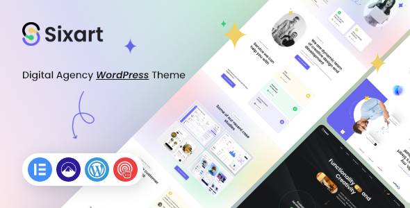 Sixart - Digital Agency WordPress Theme icon