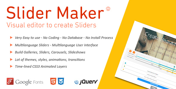 Slider Maker - slideshow creator with admin dashboard icon
