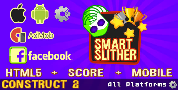 Smart Slither (Admob Ads supported & FaceBook) icon