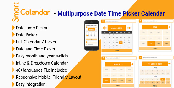 SmartCalendar - Multipurpose Date Time Picker Calendar icon