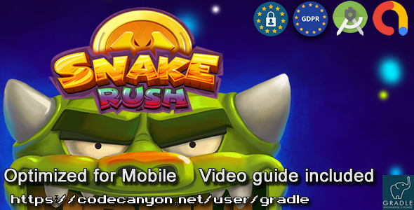 Snake Rush (Admob + GDPR + Android Studio) icon