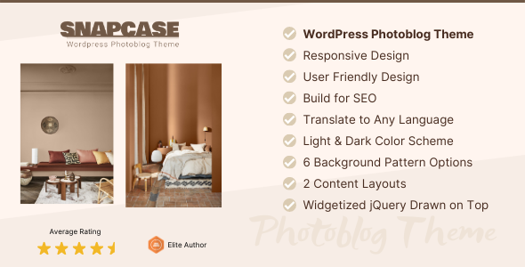 Snapcase - Responsive WordPress Photoblog Theme icon