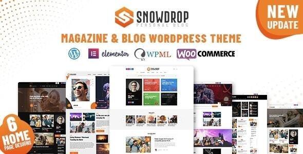 Snowdrop - Viral News & Magazine WordPress Theme icon