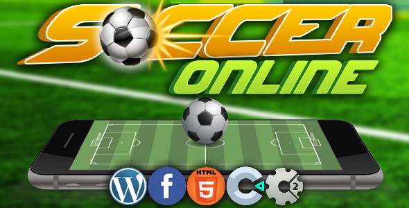 Soccer online - html5 game, capx, construct 2/3 icon