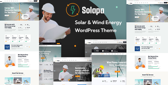 Solapa - Solar and Wind Energy WordPress Theme icon