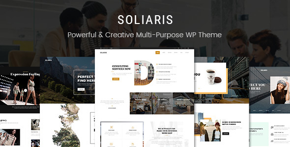 Soliaris - Business Bootstrap WordPress Theme icon