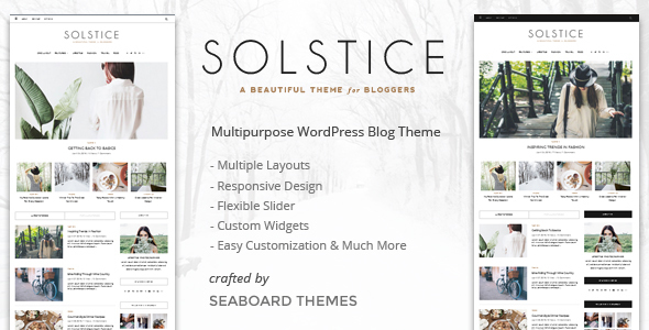 Solstice - Personal & Magazine WordPress Blog Theme icon