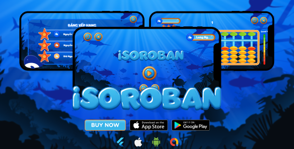Soroban Math Challenge  -  Flutter Mobile Game Flutter  Mobile Full Applications