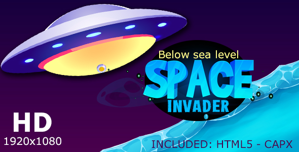 Space Invader - Below Sea Level HTML5 CONSTRUCT2 / CONSTRUCT3 icon