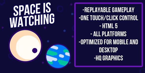Space is Watching | HTML5 Game (capx) icon