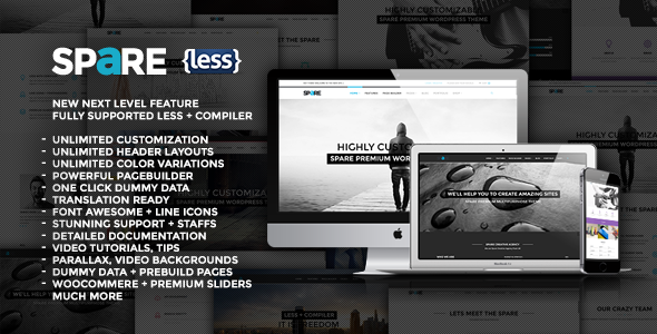 Spare - Ultimate MultiPurpose LESS Theme icon