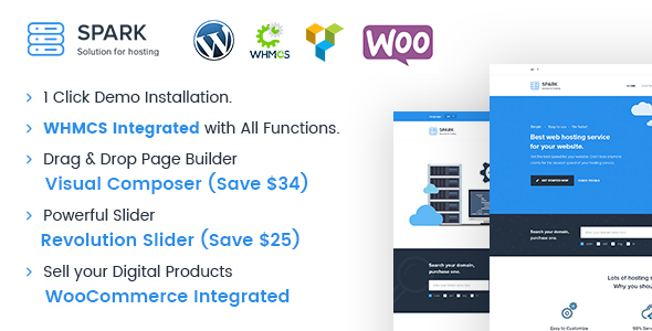 Spark - Responsive WHMCS Hosting WordPress Theme icon