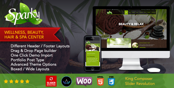 Sparky - Multipurpose Spa & Beauty WordPress Theme icon