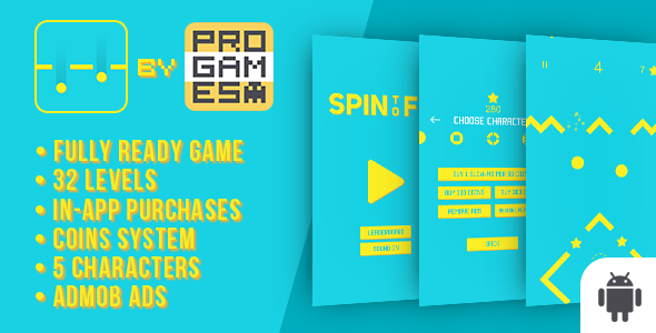 Spin 2 Fit - ANDROID - easy to reskine + AdMob icon