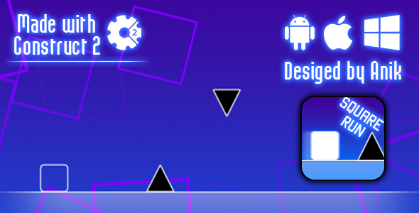 Square Run - HTML5 Game (CAPX) icon