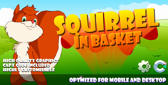 Squirrel in basket (C2, C3, HTML5) Game icon