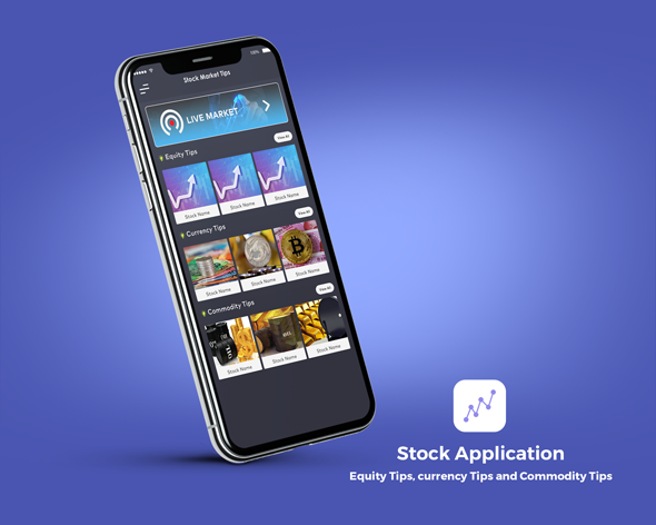 Stock Market iPhone Application Template icon
