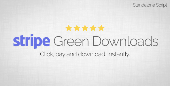Stripe Green Downloads - Standalone Script icon