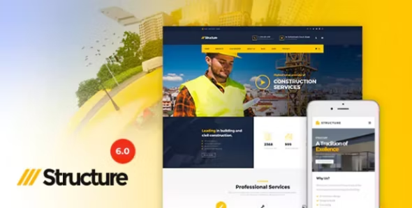Structure - Construction Industrial Factory WordPress Theme icon