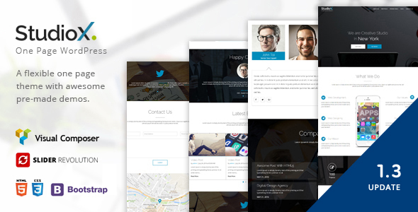 StudioX - One Page WordPress icon