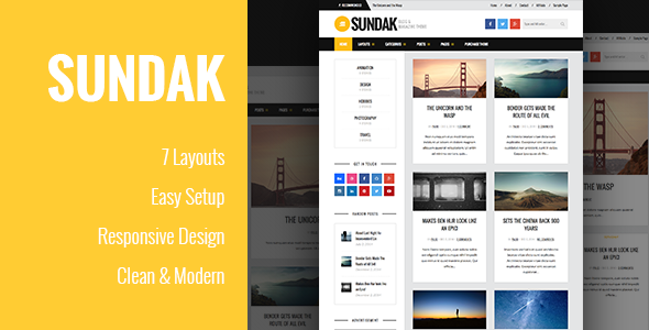 Sundak - Blog and Magazine Theme icon