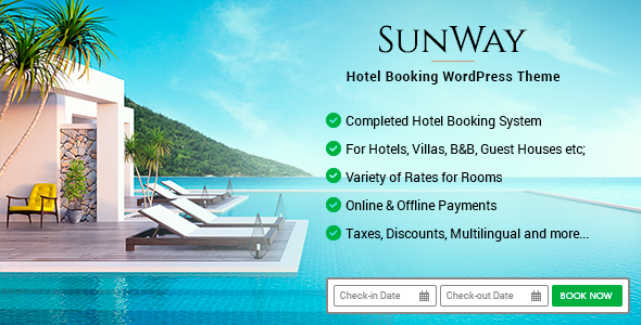 Sunway - Hotel Booking WordPress Theme icon