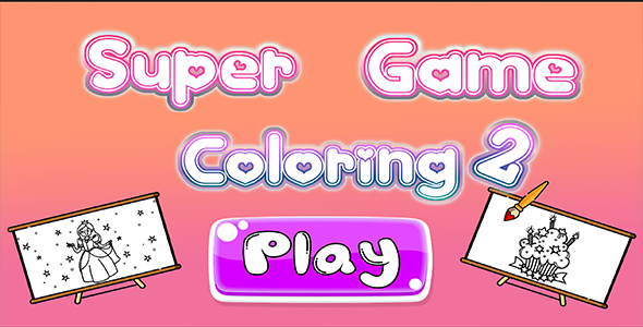 Super Game Coloring 2 icon