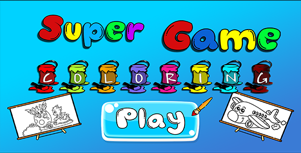Super Game Coloring - HTML5 Mobile Game icon