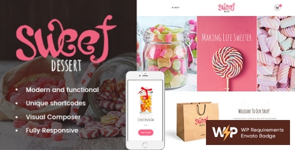 Sweet Dessert | Candy Shop & Cafe WordPress Theme icon