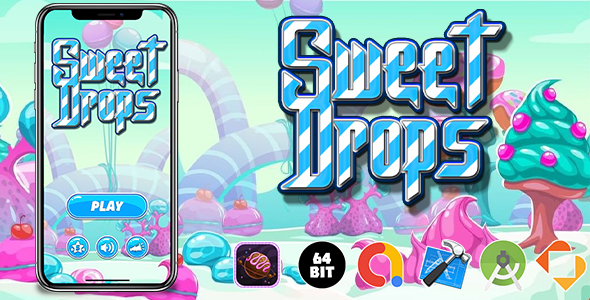 Sweet Drops Game Template icon