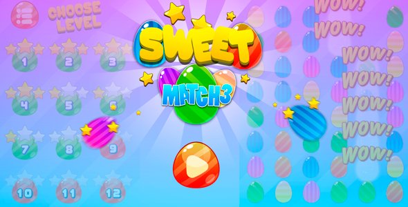Sweet match3 - HTML5 game icon