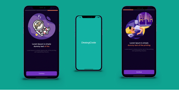 Swift - UIKit Onboard Page - Sleep icon