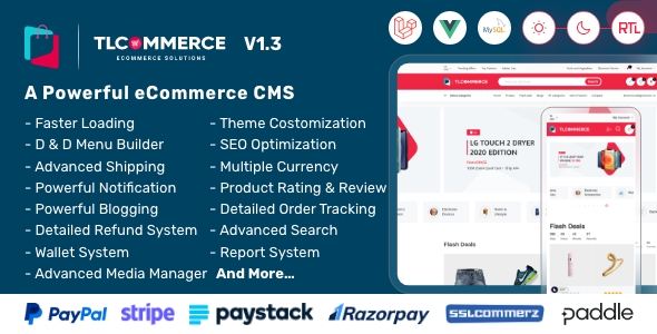 TLCommerce | Laravel & VueJS Powered Ecommerce CMS icon