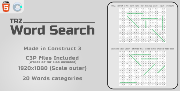 TRZ Word Search - HTML5 Casual Game icon