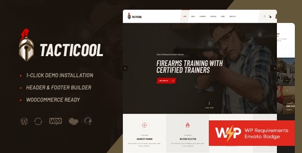 Tacticool | Shooting Range & Gun Store WordPress Theme icon