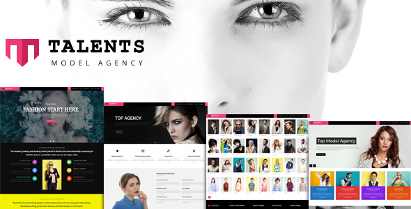 Talents - Model Agency WordPress CMS Theme icon