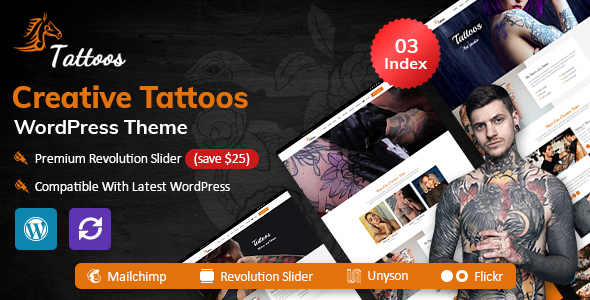 Tattoos - WordPress Theme icon