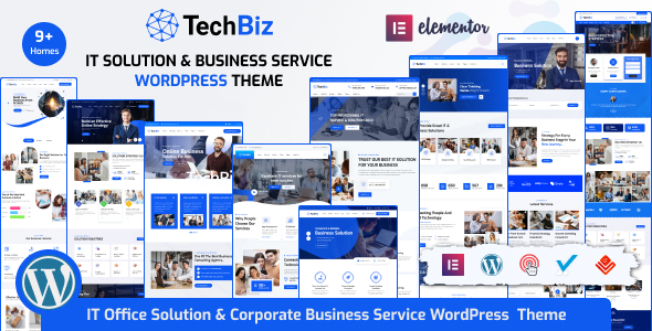 Techbiz - Multipurpose IT Solution & Business Consulting WordPress Theme icon