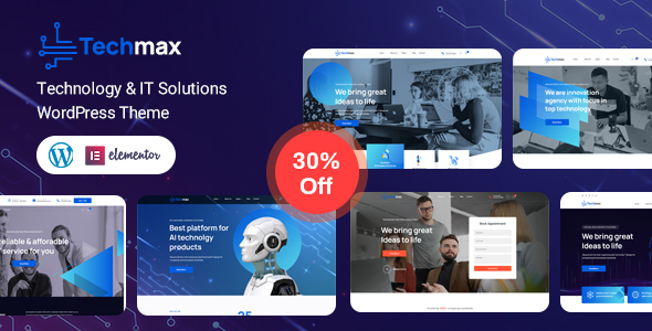 Techmax - Business Technology IT Services WordPress Theme icon
