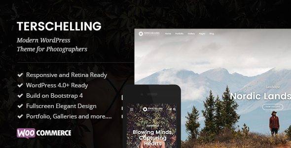 Terschelling - Modern Photography WordPress Theme icon