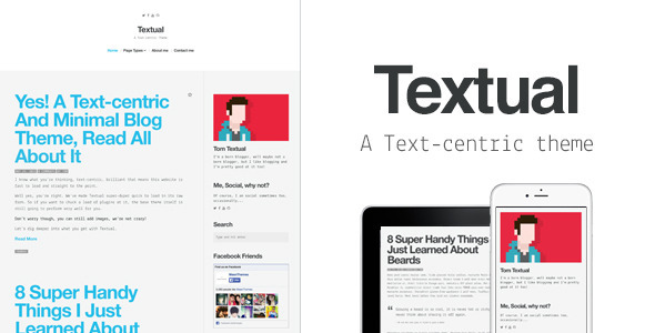 Textual - A Text-Centric WordPress Blog Theme icon