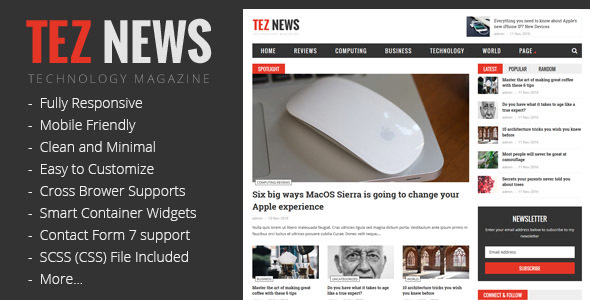 TezNews - Responsive Magazine & News Theme icon