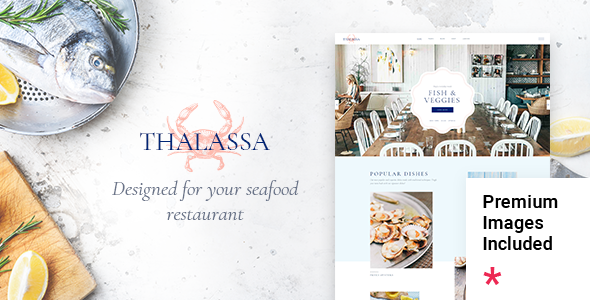 Thalassa - Seafood Restaurant Theme icon