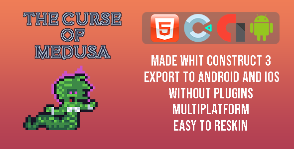 The curse of Medusa - Template for Construct 3 icon