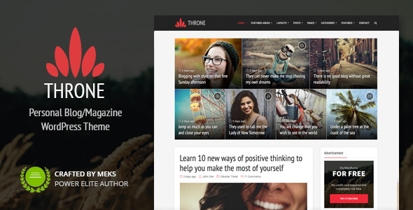 Throne - Personal Blog WordPress Theme icon