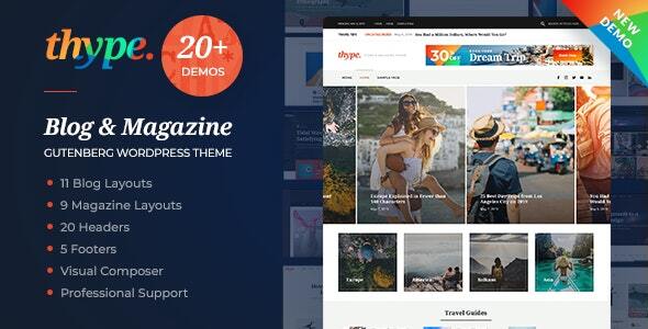 Thype | Personal Blog Theme icon