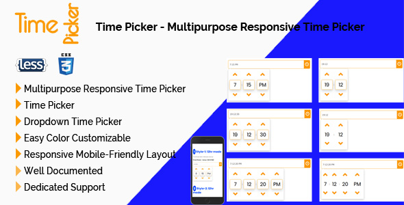 Time Picker - Multipurpose Responsive Time Picker icon
