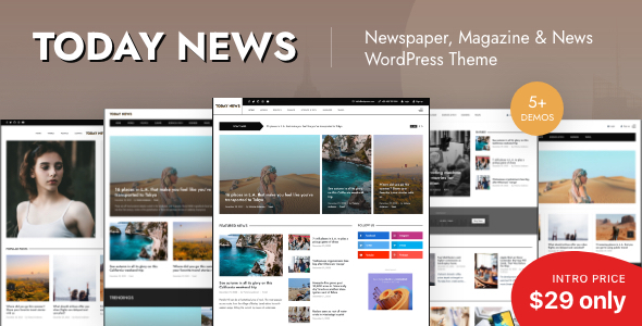 Today News - Blog & Magazine WordPress Theme icon